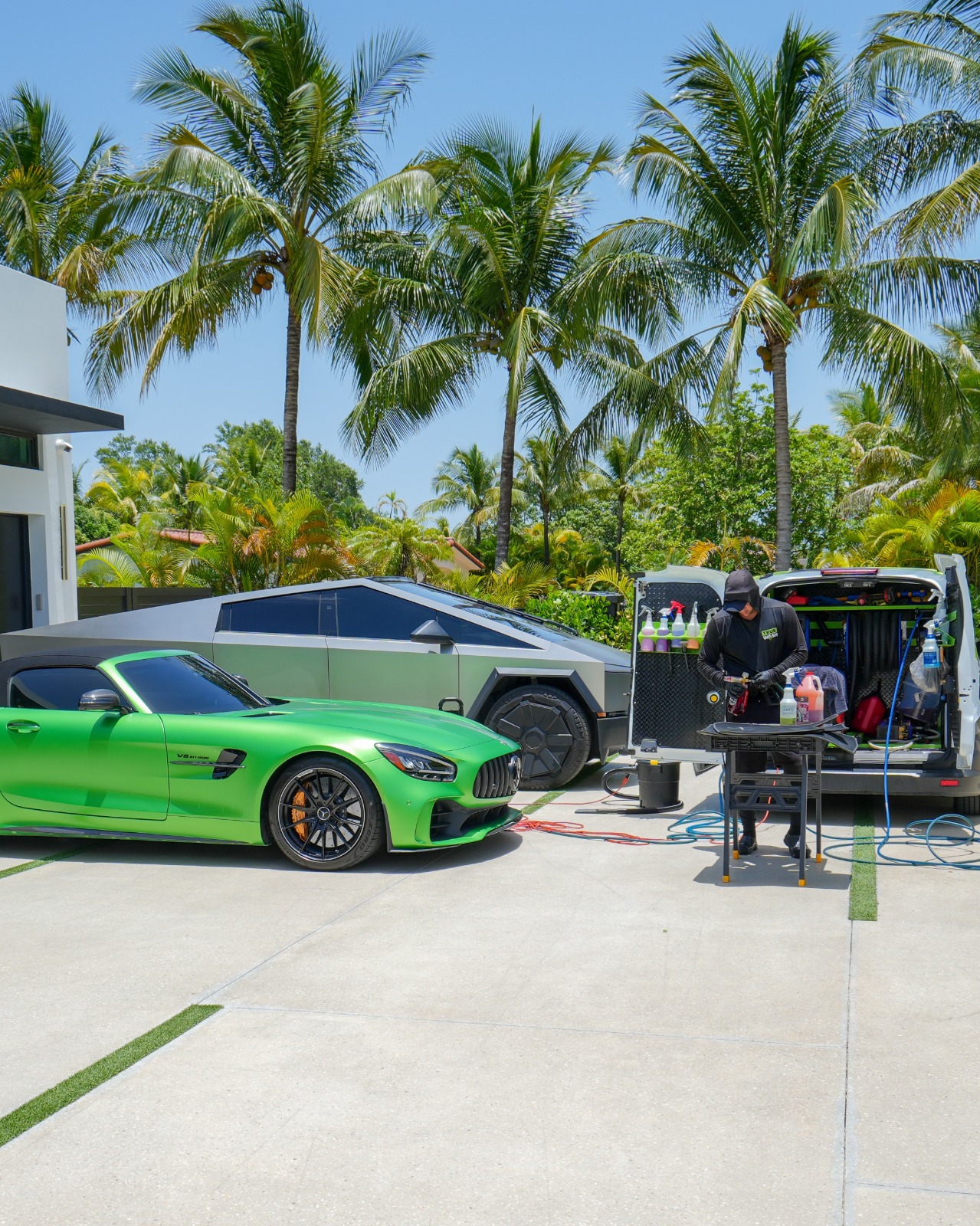 True Wash mobile detailing setup