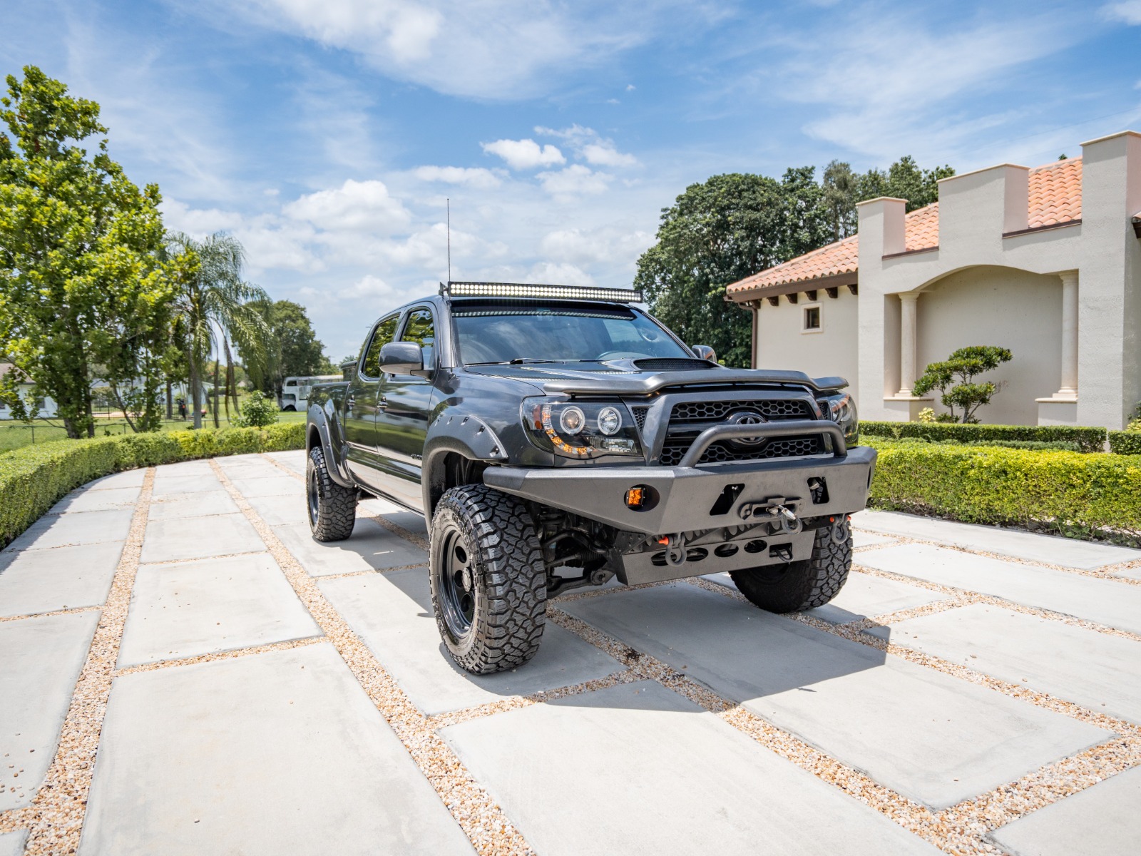 Lifted Toyota Tacoma detail